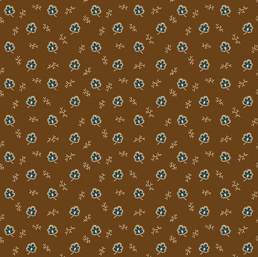 [AND-5316-N] Carolina Acorn Leaf Brown by Jo Morton for Andover Fabrics