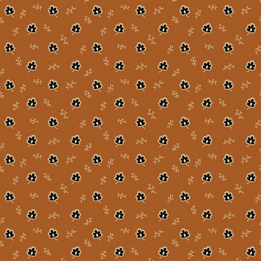 [AND-5316-O] Carolina Acorn Leaf Orange by Jo Morton for Andover Fabrics