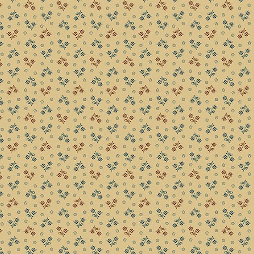 [AND-5318-B] Carolina Darling Buds Blue by Jo Morton for Andover Fabrics