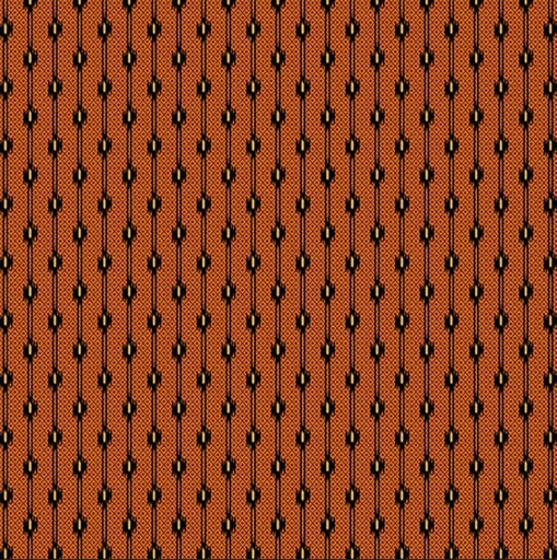 [AND-5319-O] Carolina Dotty Stripe Orange by Jo Morton for Andover Fabrics