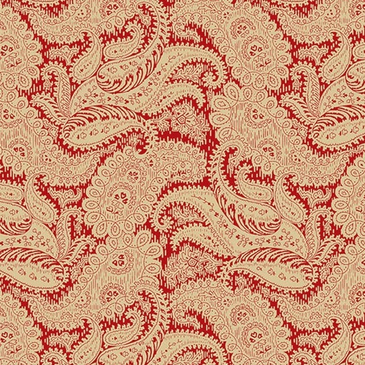 [AND-5312-R] Carolina Broad Damask Red by Jo Morton for Andover Fabrics