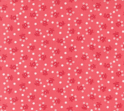 [MOD-55328-12] Summertime Fairground Small Floral Dark Pink by Camille Roskelley for Moda Fabrics