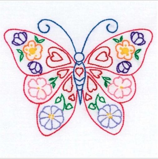 [JD-732-56] Butterfly 9 Inch Quilt Blocks from Jack Dempsey