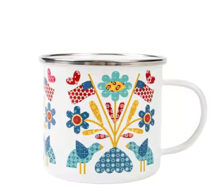 [ST-40883] Lori Holt Americana Enamel Tin Cup