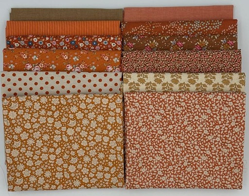 [PP-TildaOrgFQB] Tilda Orange Fat Quarter Bundle