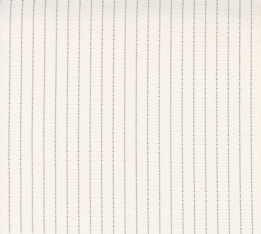 [MOD-49284-13] Itty Bitty Background Gatherings Dotted Stripes Grey by Primitive Gatherings for Moda Fabrics