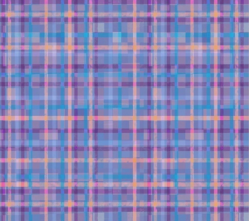 [WF-54537-10] Fur-ever Friends Playful Plaid Purple by Gareth Lucas for Windham Fabrics