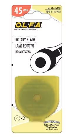 [O-1079062] Olfa 45mm Rotary Blades, 2 Pack