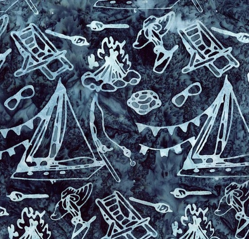 [RB-23227-309] Expressions Batiks Places You'll Go Moody Blues from Riley Blake Designs