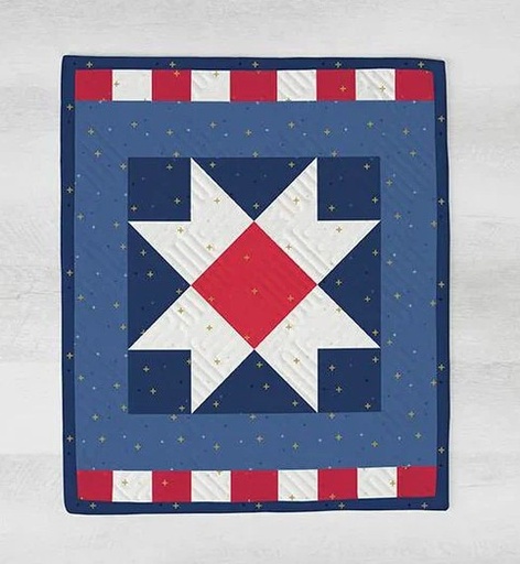 [RB-KTTB-38536] Tabletop Banner Kit of the Month July Star Spangled from Riley Blake Designs