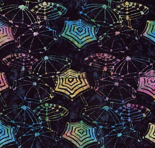 [RB-23224-169] Expressions Batiks Places You'll Go Umbrellas Tie Dye from Riley Blake Designs