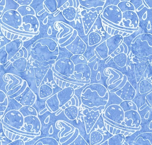 [RB-23225-292] Expressions Batiks Places You'll Go Ice Cream Cornflower from Riley Blake Designs