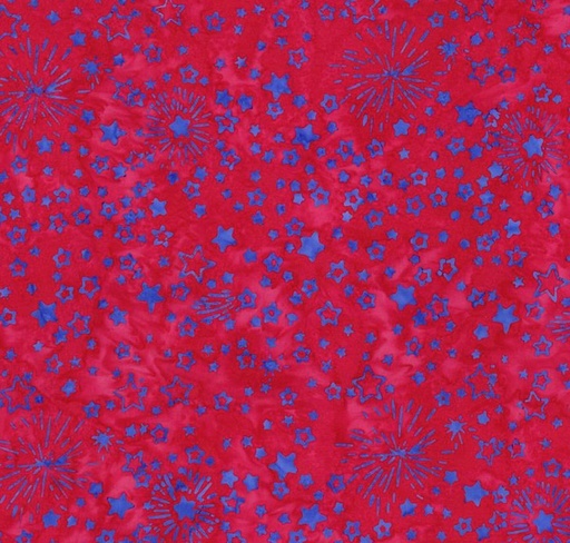 [RB-23197-223] Expressions Batiks Let Freedom Reign Stars Fireworks from Riley Blake Designs