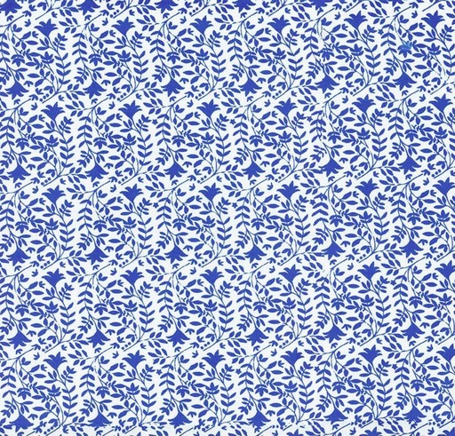 [RB-23196-295] Expressions Batiks Let Freedom Reign Leaves Lapis from Riley Blake Designs