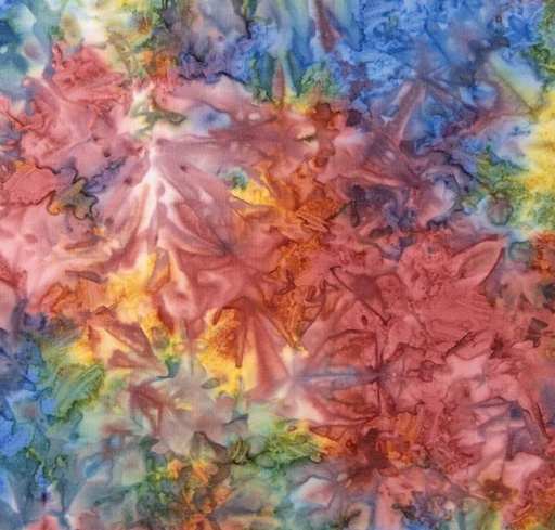 [RB-21500-243] Expressions Batiks Elementals Color Play Mottled Coral Fiesta from Riley Blake Designs