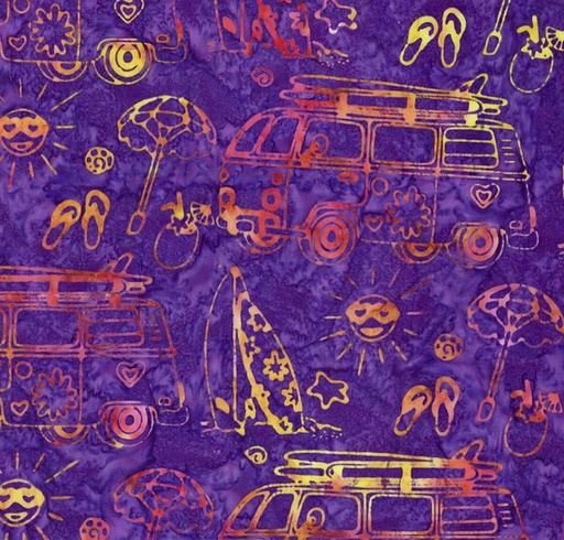 [RB-23223-187] Expressions Batiks Places You'll Go Beach Day Masquerade from Riley Blake Designs