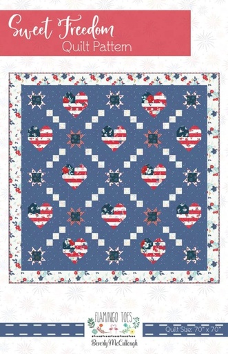 [RB-P138-SWTFRDM] Sweet Freedom Quilt Pattern by Beverly McCullough