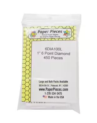 [PP-6dia100L] Paper Piece Diamond Pack 1" 450 Pieces