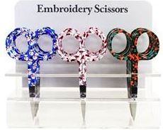 [AL-6340-81] Christmas Scissors 3 1/2 Embroidery from Allary