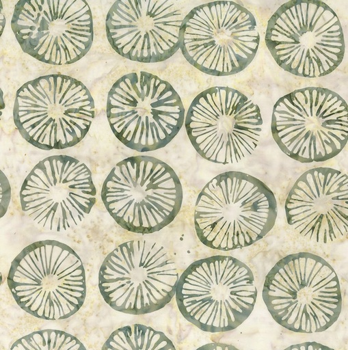 [NOR-83381-14] Mushroom Medley Batiks Cap Stamp Cream from Banyan Batiks