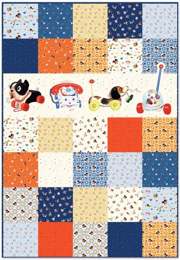 [PP-VintageToys] Vintage Toys Quilt from Riley Blake