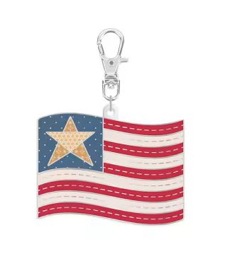 [ST-40877] Lori Holt Enamel Happy Charm Flag