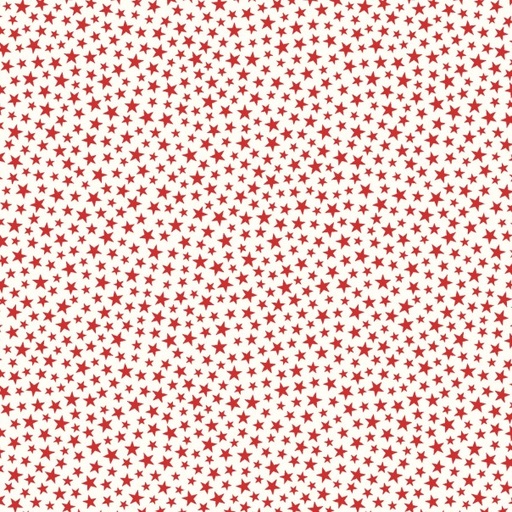 [MAY-10846-R] Star-Spangled Beauty Sparkle Stars Red by Kimberbell for Maywood Studio