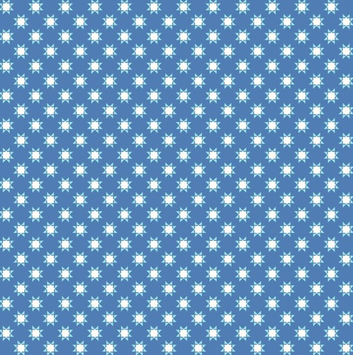 [MAY-10845-B] Star-Spangled Beauty Tiny Quilt Stars Soft Blue by Kimberbell for Maywood Studio