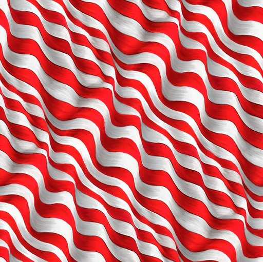 [BLAN-4101-88] Fire Alarm Waving Flag Stripe Red by Paul Walsh for Blank Quilting