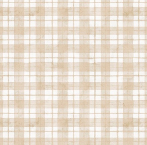 [PB-5763-E] Farmhouse Americana Patriotic Plaid Cream by Cindy Jacobs for P&B Textiles