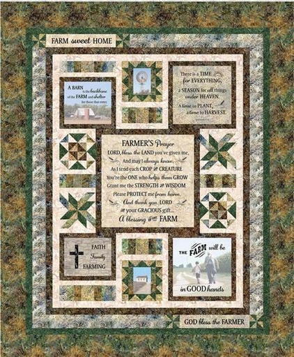 [PP-FarmSweetHome] Farm Sweet Home Quilt by Wing & A Prayer from Timeless