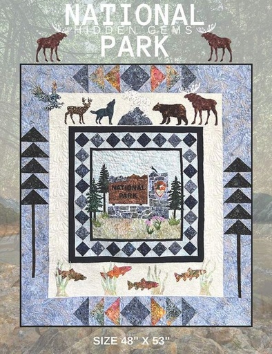 [RB-P228-HDNGEM] Hidden Gems Quilt Pattern by Gwen Carreon Designs