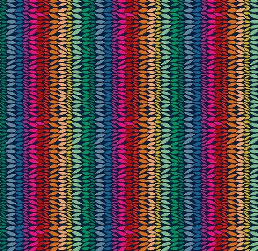 [WF-54302-3] Twilight Razzle Rainbow by Sally Kelly for Windham Fabrics