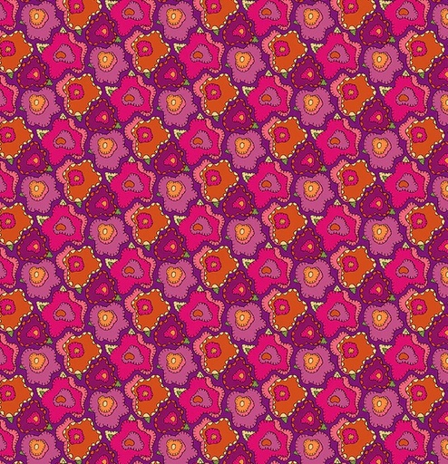[WF-54303-4] Twilight Pop Magenta by Sally Kelly for Windham Fabrics
