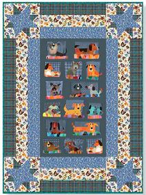 [PP-Fur-everDogs] Fur-ever Dogs Quilt Kit