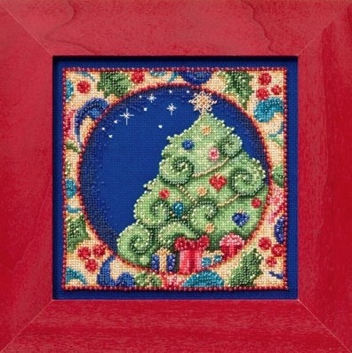 [WIC-JS30-4104] Tree Cross Stitch Kit by Jim Shore for Mill Hill