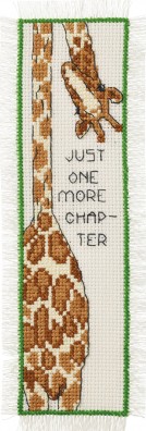 [WIC-054-352] Permin Just One More Chapter Bookmark Cross Stitch Kit
