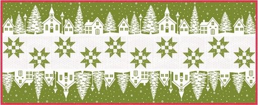 [MOD-FT-2025] Christmas Village Runner Pattern from Fig Tree & Co