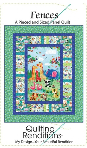 [QR-1116] Fences Quilt Pattern from Quilting Renditions