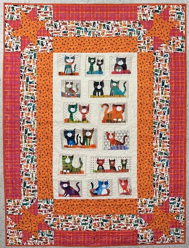 [PP-FureverCats] Fur-Ever Cats Quilt Kit