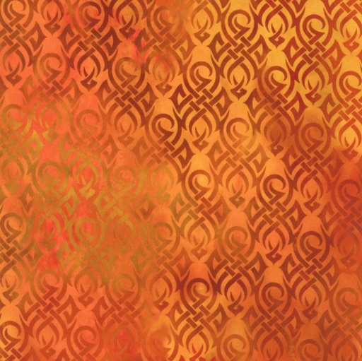 [ITB-5DRG-4] Dragons Emerald Reign Fire Flames from the In the Beginning Fabrics