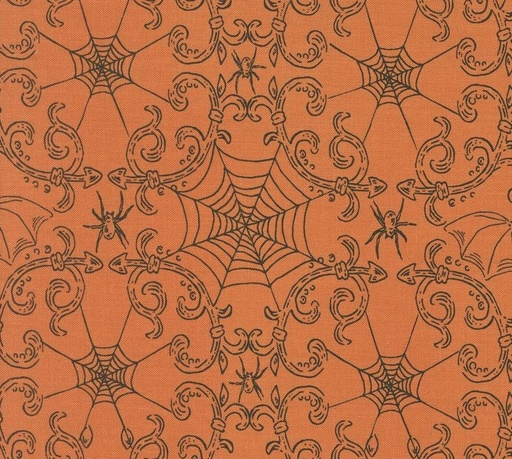 [MOD-20917-14] Home Sweet Haunt Rod Iron Halloween Pumpkin by Stacy Iest Hsu for Moda Fabrics