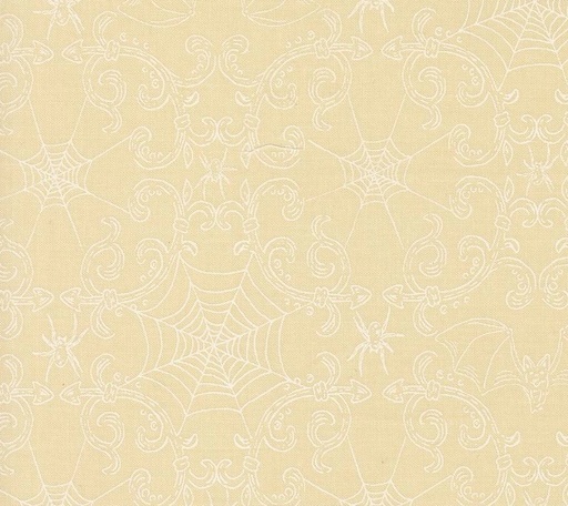 [MOD-20917-21] Home Sweet Haunt Rod Iron Halloween Bone White by Stacy Iest Hsu for Moda Fabrics