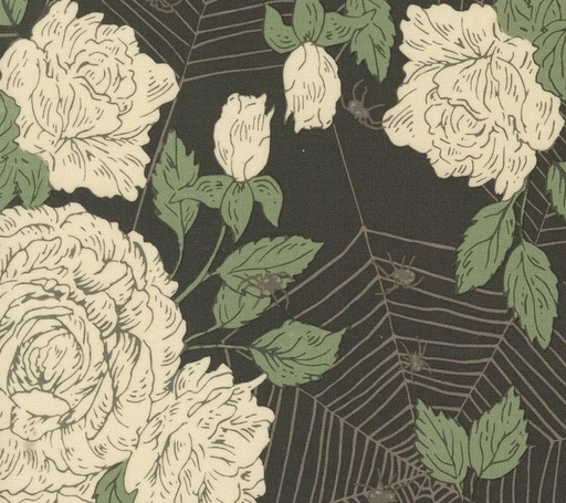 [MOD-20911-16] Home Sweet Haunt Haunted Roses Charcoal by Stacy Iest Hsu for Moda Fabrics