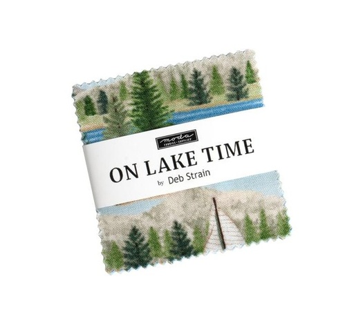 [MOD-56120-MC] On Lake Time Mini Charm Pack by Deb Strain for Moda Fabrics