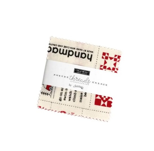 [MOD-55680-MC] Threads Mini Charm Pack by Sweetwater for Moda Fabrics