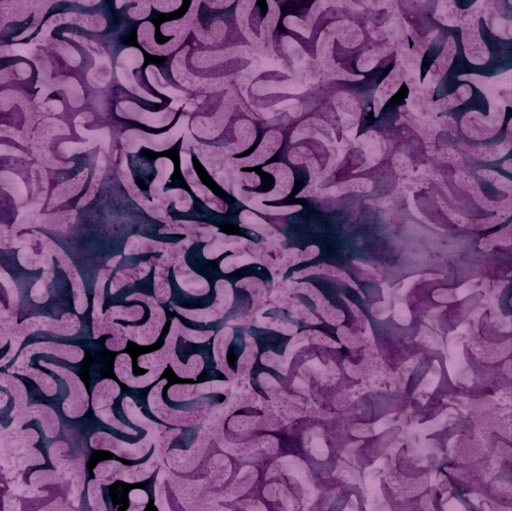 [IB-72190-6460] Sea Side Batik Mandala Purple Hyacinth from Island Batik