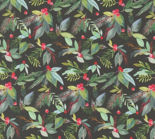 [MOD-21836-16] Love and Cheer Greenery Evergreen by Amarilys Henderson for Moda Fabrics