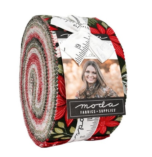 [MOD-5240-JR] Berry and Pine Jelly Roll by Lella Boutique for Moda Fabrics