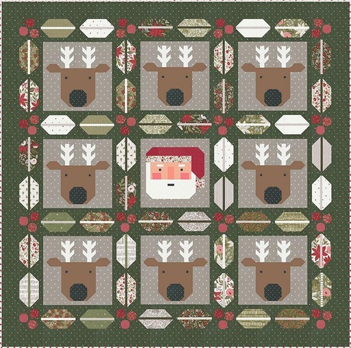 [MOD-LB-242] Christmas Crew Quilt Pattern by Lella Boutique